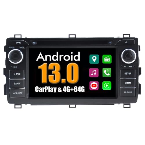 RoverOne Android System Autoradio für Toyota Auris 2013 2014 2015 mit Multimedia DVD Stereo GPS Navigationsradio Bluetooth USB Mirror Link von RoverOne