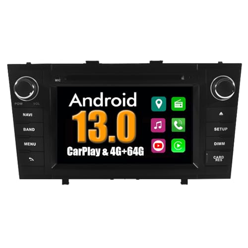 RoverOne Android System Autoradio für Toyota Avensis T27 2009-2013 mit Multimedia DVD Stereo GPS Navigationsradio Bluetooth USB Mirror Link von RoverOne