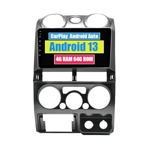 RoverOne Autoradio CarPlay Haupteinheit für Chevrolet Colorado 2006-2012 für Isuzu D-MAX MU-71 2008-2012 Android Auto Touchscreen Sat Navi Bluetooth WiFi Radio Player von RoverOne