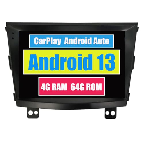 RoverOne Autoradio CarPlay Haupteinheit für SsangYong Tivolan Tivoli 2014 2015 2016 2017 Android Auto Touchscreen Sat Navi Bluetooth WiFi Radio Player von RoverOne