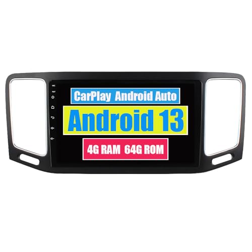 RoverOne Autoradio CarPlay Haupteinheit für Volkswagen Sharan 2012 2013 2014 2015 2016 2017 2018 Android Auto Touchscreen Sat Navi Bluetooth WiFi Radio Player von RoverOne