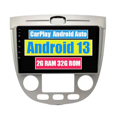 RoverOne Autoradio für Chevrolet Lacetti J200 2004-2013 für Buick Excelle Hrv 2004-2013 mit Android Multimedia Player GPS Navigation Bluetooth WiFi USB CarPlay (B Modell) von RoverOne