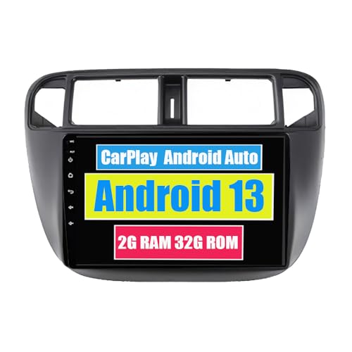 RoverOne Autoradio für Honda Civic 6 1995 1996 1997 1998 1999 2000 mit Android Multimedia Player GPS Navigation Bluetooth WiFi USB CarPlay (für Rechtslenker) von RoverOne