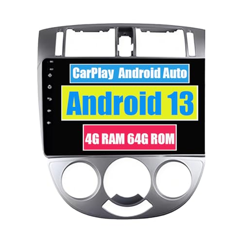 RoverOne Car Stereo CarPlay Head Unit for Chevrolet Lacetti J200 2004-2013 for Buick Excelle Hrv 2004-2013 for Gentra 2 2013-2015 Android Auto Sat Navi Bluetooth WiFi Radio Player (A model) von RoverOne
