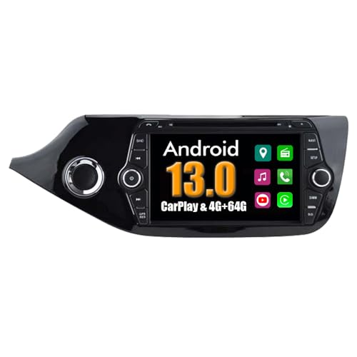 Roverone Quod Core Android System 7 Zoll Autoradio GPS für Kia Ceed 2013 2014 2015 2016 mit Navigation Radio Stereo DVD Bluetooth SD USB Spiegel Link Touch Bildschirm von RoverOne