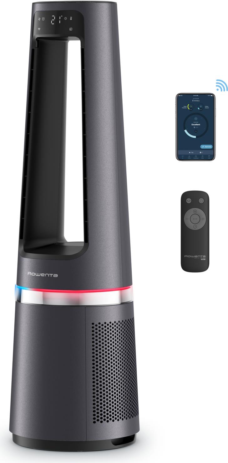 Rowenta Eclipse 3-in-1 Connect QU5072 50 m² 62 dB Silber (1830008957) von Rowenta
