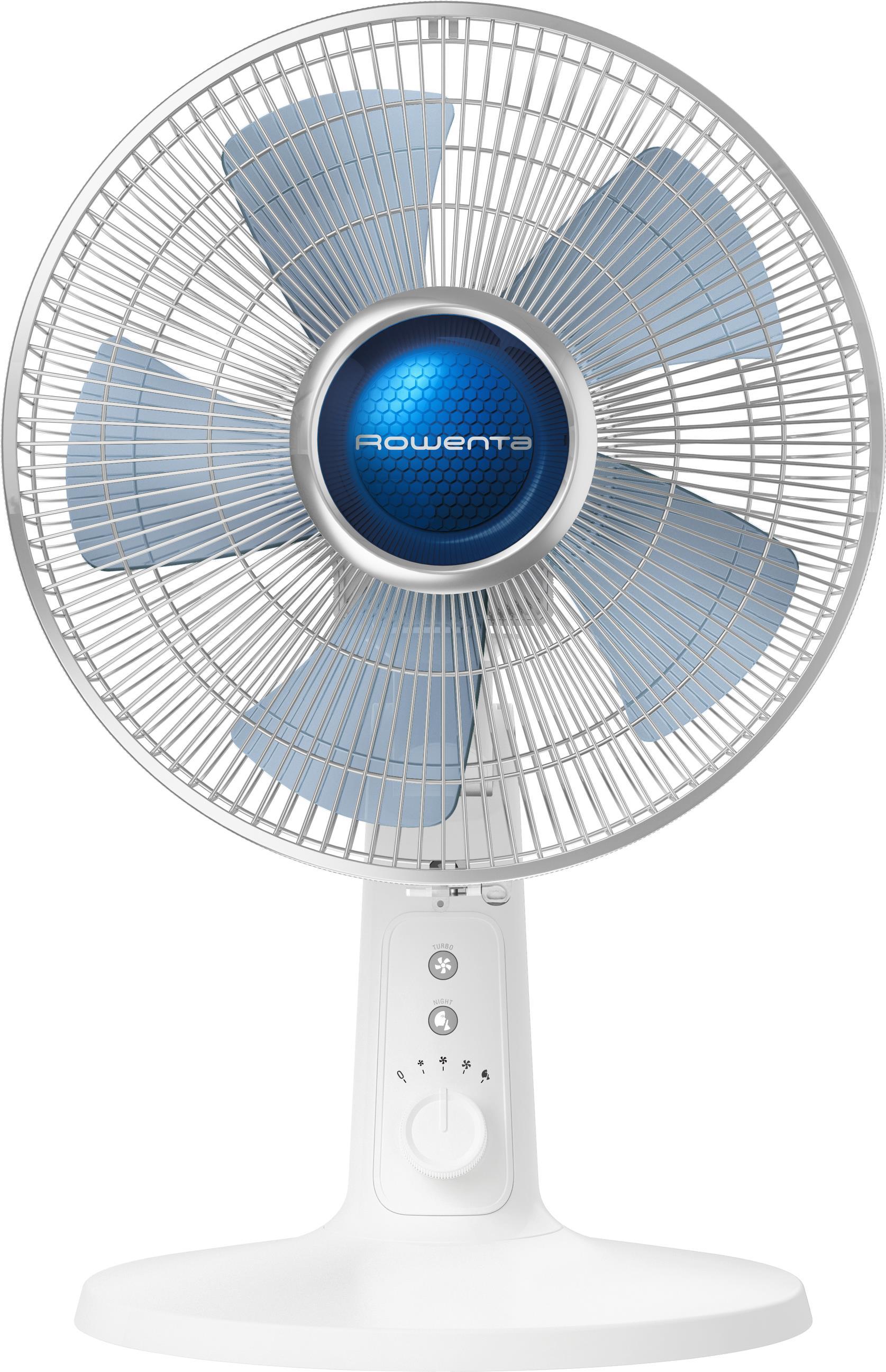 Rowenta Turbo Silence Extreme VU273 - Haushalts-Lamellenlüfter - Weiß - Tisch - 30 cm - 2700 mü/h - 120° (VU2730) von Rowenta