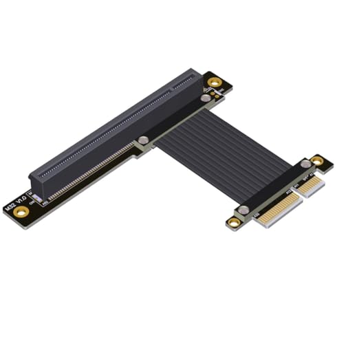 Roxvue PCI-E 4.0 X4 auf X16 Riser-Kabel PCI Express Grafikkarten-Verlängerungskabel Gen4 64G/ für RTX3090 RX6800xt Grafikkarten 10CM Roxvue PCI-E 4.0 X4 auf X16 Riser-Kabel PCI Express Grafikkarten-Verlängerungskabel Gen4 64G/ für RTX3090 RX6800xt Grafikkarten 10CM von Roxvue