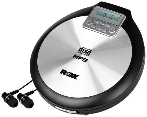 Roxx PCD 600 Tragbarer CD-Player CD, CD-R, CD-RW, MP3 Schwarz von Roxx