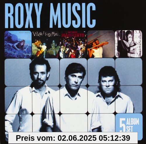 5 Album Set (Siren / Viva Roxy Music / Manifesto / Flesh And Blood / Heart Still Beating) von Roxy Music