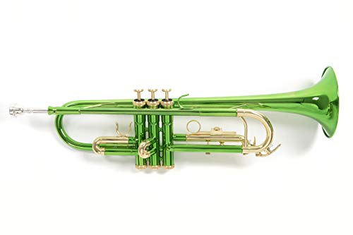 Roy Benson Bb Trompete MOD.TR-101E grün lackiert, inkl. Etui von Roy Benson