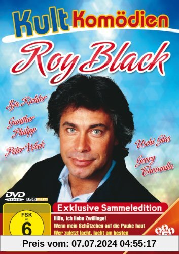 Kultkomödien mit Roy Black - 5DVD-Sammeledition (Hilfe, ich liebe Zwillinge; Wenn mein Schätzchen auf die Pauke haut; Wer zuletzt lacht, lacht am ... Ärger mit den Paukern; Wenn du bei mir bist) von Roy Black
