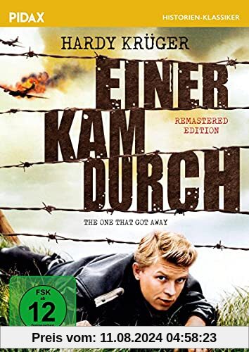 Einer kam durch - Remastered Edition (The One That Got Away) / Packender Abenteuerfilm nach einer wahren Begebenheit (Pidax Historien-Klassiker) von Roy Ward Baker