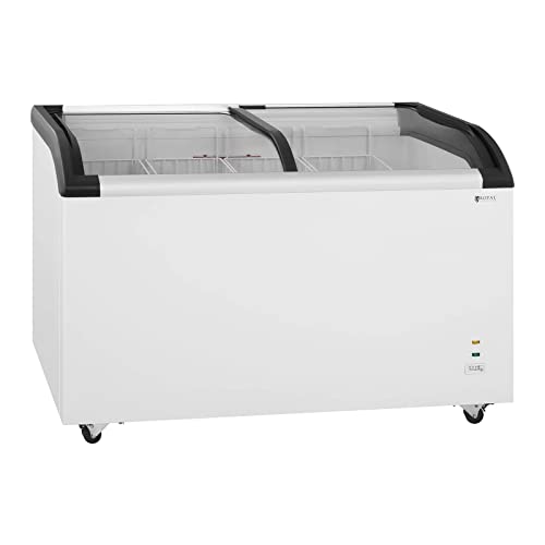 Royal Catering Gefriertruhe Tiefkühltruhe Kühltruhe RCFZ-355 (355 L, 210 W, Kühlmittel R290, Temperaturbereich -18 bis -24°C, Stahl/Aluminium) von Royal Catering