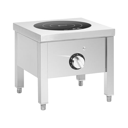 Royal Catering RCIC-5000T Induktionsplatte 5000 W freihstehend Edelstahl Induktionskochplatte Kochplatte Induktion Induktionskocher Gastro Induktionskochfeld Royal Catering RCIC-5000T Induktionsplatte 5000 W freihstehend Edelstahl Induktionskochplatte Kochplatte Induktion Induktionskocher Gastro Induktionskochfeld von Royal Catering