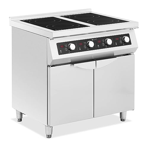 Royal Catering RCIN-700-05 Induktionsherd 17000 W 4 Kochflächen 60-240 °C Stauraum Standherd Induktion Herd mit Induktionskochfeld Royal Catering RCIN-700-05 Induktionsherd 17000 W 4 Kochflächen 60-240 °C Stauraum Standherd Induktion Herd mit Induktionskochfeld von Royal Catering