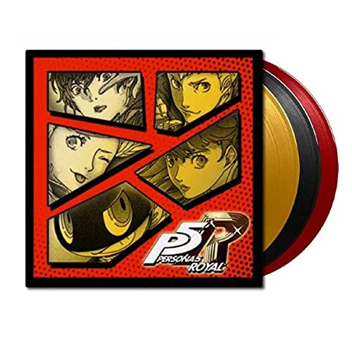 Persona 5 Royal Edition Schallplatte Soundtrack 3 LP Rot Schwarz Gold VGM [Vinyl] Royal Edition von Royal Edition