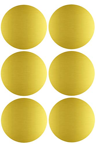Aufkleber Gold 50 mm runde Etiketten – 5 cm Sticker 72 Stück von Royal Green von Royal Green