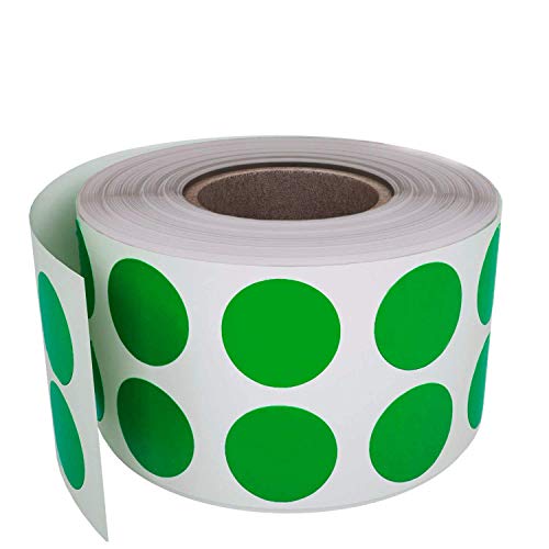 Etiketten Grün 13 mm runde Sticker – 1,3 cm Klebepunkte 1080 Stück von Royal Green von Royal Green