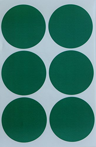 Etiketten Grün 50 mm Klebepunkte – 5 cm Sticker 540 Stück von Royal Green von Royal Green