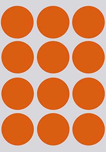 Etiketten Orange 38 mm Aufkleber – Sticker zur Farbcodierung Größe 3,8 cm Klebepunkte 180 Vorteilspack von Royal Green von Royal Green