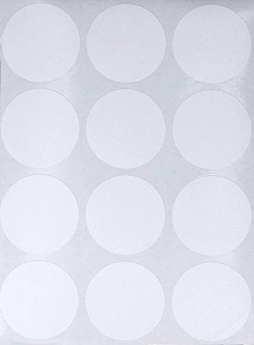 Etiketten Weiß 38 mm Sticker – Aufkleber zur Farbcodierung Größe 3,8 cm Klebepunkte 180 Vorteilspack von Royal Green von Royal Green
