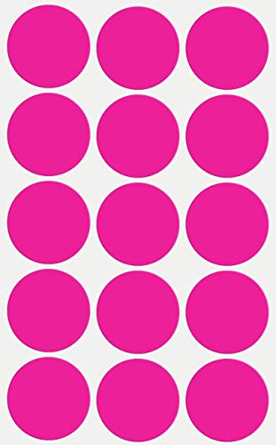 Klebepunkte Pink 30 mm Sticker – 3 cm Etiketten 225 Stück von Royal Green von Royal Green