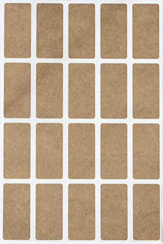 Royal Green Sticker Kraftbraun 40 mm x 19 mm rechteckige Aufkleber - 1,5 x 0,7 Zoll cm viereckige Etiketten im 300 Pack Royal Green Sticker Kraftbraun 40 mm x 19 mm rechteckige Aufkleber - 1,5 x 0,7 Zoll cm viereckige Etiketten im 300 Pack von Royal Green