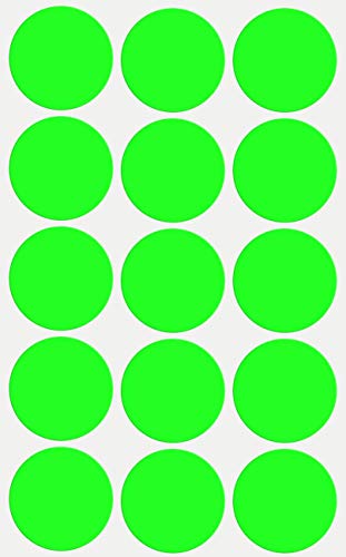Sticker Grün 30 mm Aufkleber – 3 cm Klebepunkte 225 Stück von Royal Green von Royal Green