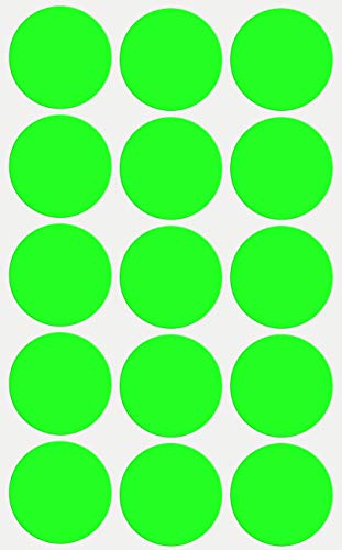 Sticker Grün 30 mm Aufkleber – 3 cm Klebepunkte 225 Stück von Royal Green von Royal Green