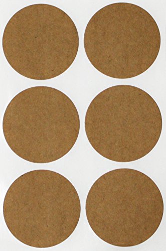 Sticker Kraftpapier 50 mm runde Aufkleber – 5 cm Sticker 72 Stück von Royal Green Sticker Kraftpapier 50 mm runde Aufkleber – 5 cm Sticker 72 Stück von Royal Green von Royal Green