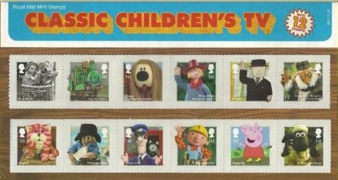 2014 Classic Kinder TV Präsentation Pack Nr. 493 von Royal Mail