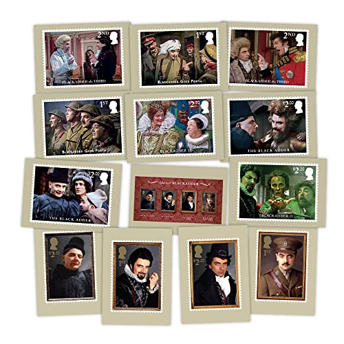 Royal Mail Blackadder Postkarten Einrahmen geeignet von Royal Mail