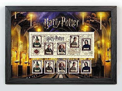 Royal Mail Harry Potter N3155 Hogwarts-Souvenir, gerahmt von Royal Mail