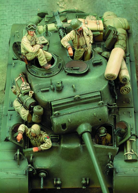 M 26 Pershing Crew-WWII von Royal Model