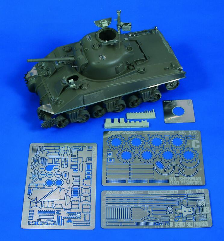 M4 Sherman Early Prod. (for Tamiya kit) von Royal Model