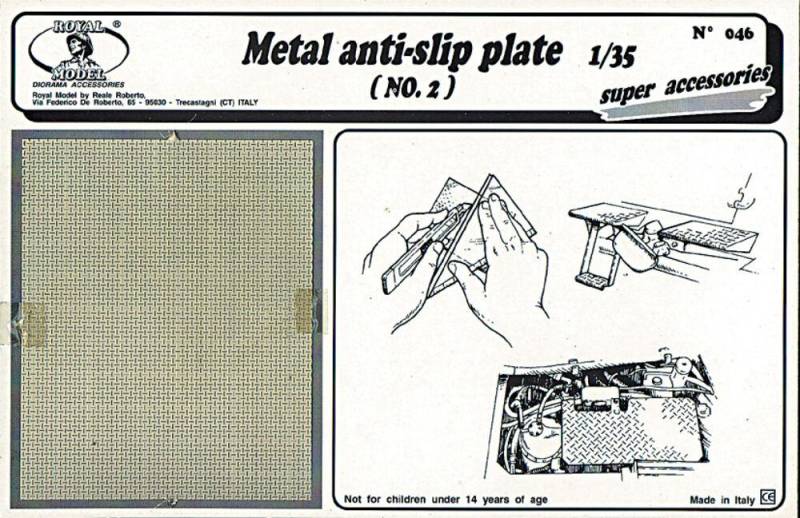 Metal anti-slip plate n.2 von Royal Model
