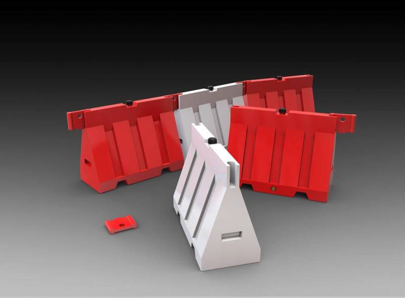 Traffic barriers No.1 von Royal Model