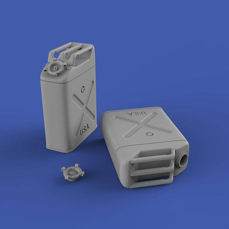 U.S. jerry cans-WWII 2 pcs von Royal Model