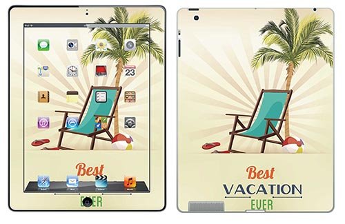 Royal Sticker, selbstklebend, für Tablet Best Vacation iPad 3 von Royal Sticker