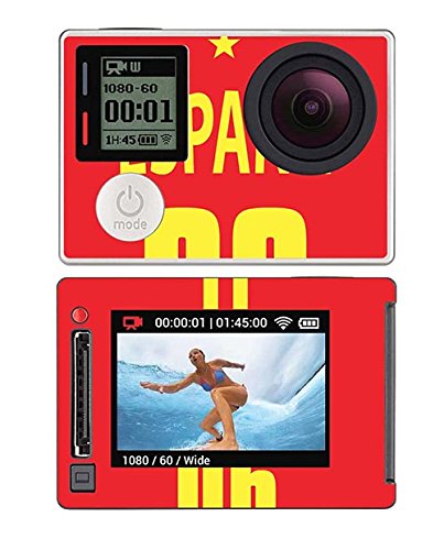 Royal Wandtattoo RS. 100220 selbstklebend für GoPro Hero 4 Silver mit Motiv Spanien Champion Welt von Royal Sticker