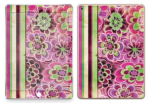 Royal Wandtattoo RS. 102234 selbstklebend für iPad Air 2, Design Green Flowers von Royal Sticker