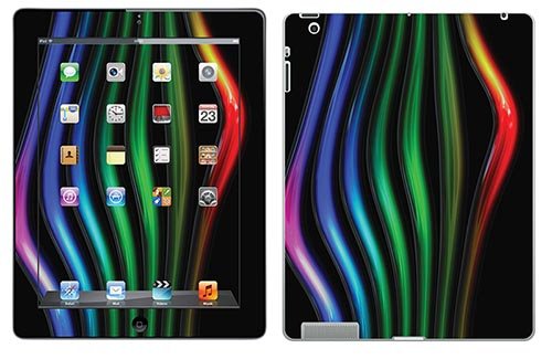 Royal Wandtattoo RS. 44069 selbstklebend für iPad 4, Design Röhren Arc En Ciel von Royal Sticker