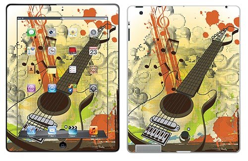 Royal Wandtattoo RS. 44152 selbstklebend für iPad 4, Design Electric Guitar von Royal Sticker