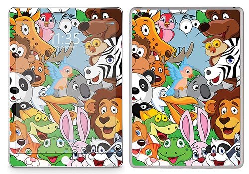 Royal Wandtattoo RS. 69936 selbstklebend für iPad Air, Motiv Animal Cartoon von Royal Sticker