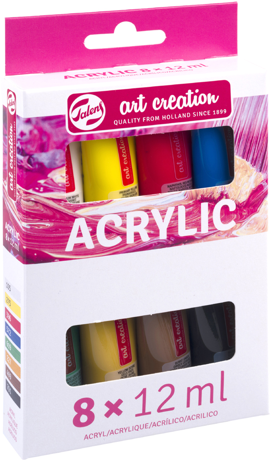 ROYAL TALENS Acrylfarbe Art Creation, 12 ml, 8er Set von Royal Talens