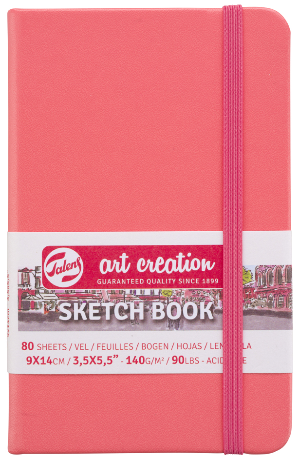 ROYAL TALENS Art Creation Skizzenbuch, 130 x 210 mm, rosa von Royal Talens