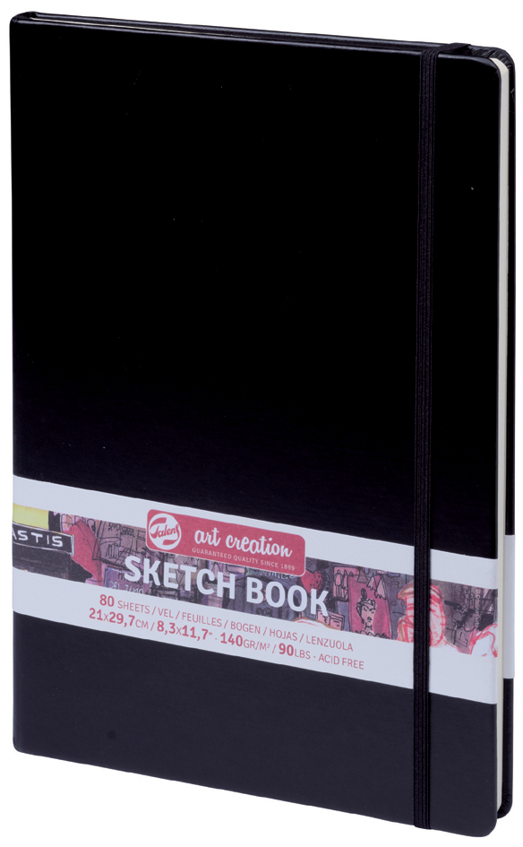 ROYAL TALENS Skizzenbuch Art Creation, 210 x 148 mm, schwarz von Royal Talens