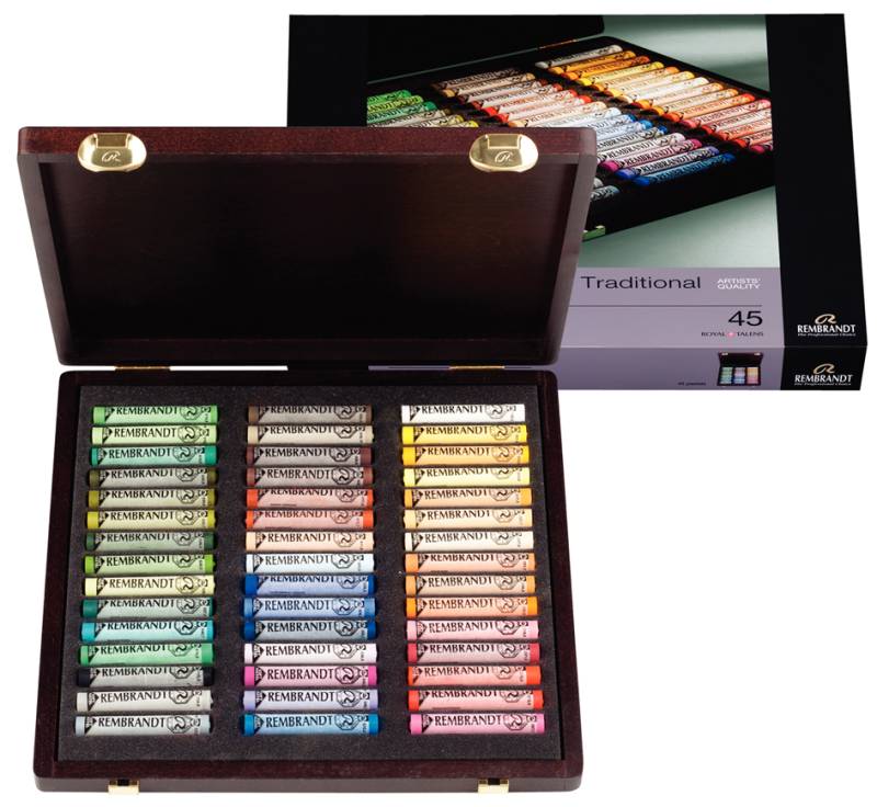 ROYAL TALENS REMBRANDT Weiche Pastelle TRADITIONAL BOX von Royal Talens