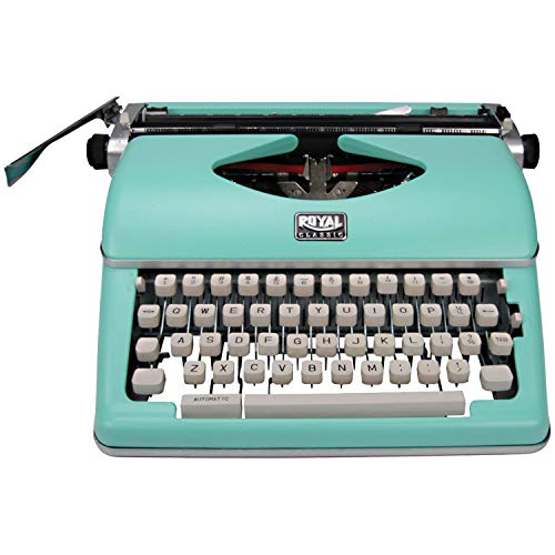 Royal 79101T Klassische manuelle Schreibmaschine, Mintgrün von Royal